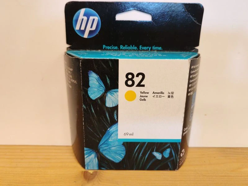 C4913A, HP 82 Yellow 69ml originální cartridge, po expiraci se zárukou