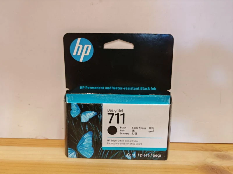 CZ129A, HP 711 originální inkoustová náplň Black 38ml