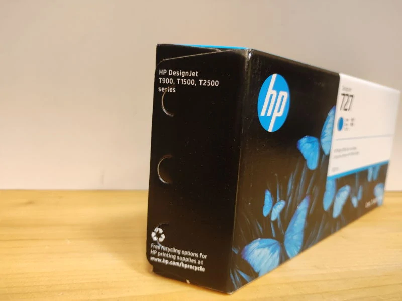 F9J76A, HP 727 originální inkoustová náplň Cyan 300ml
