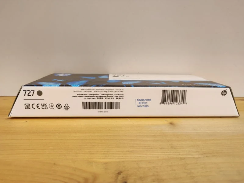 F9J80A, HP 727 originální inkoustová náplň Gray 300ml