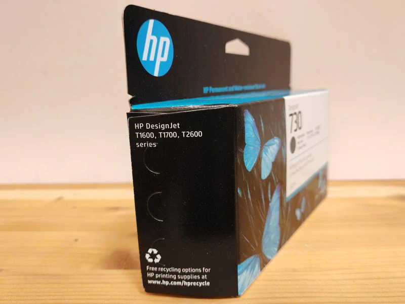 P2V65A, HP 730 originální inkoustová náplň Matte Black 130ml