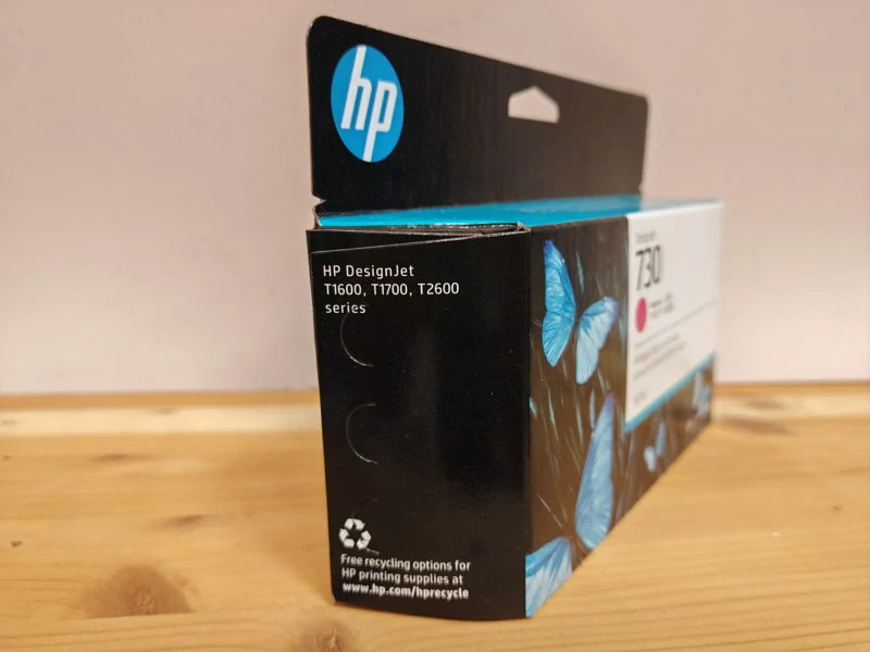 P2V63A, HP 730 originální inkoustová náplň Magenta 130ml