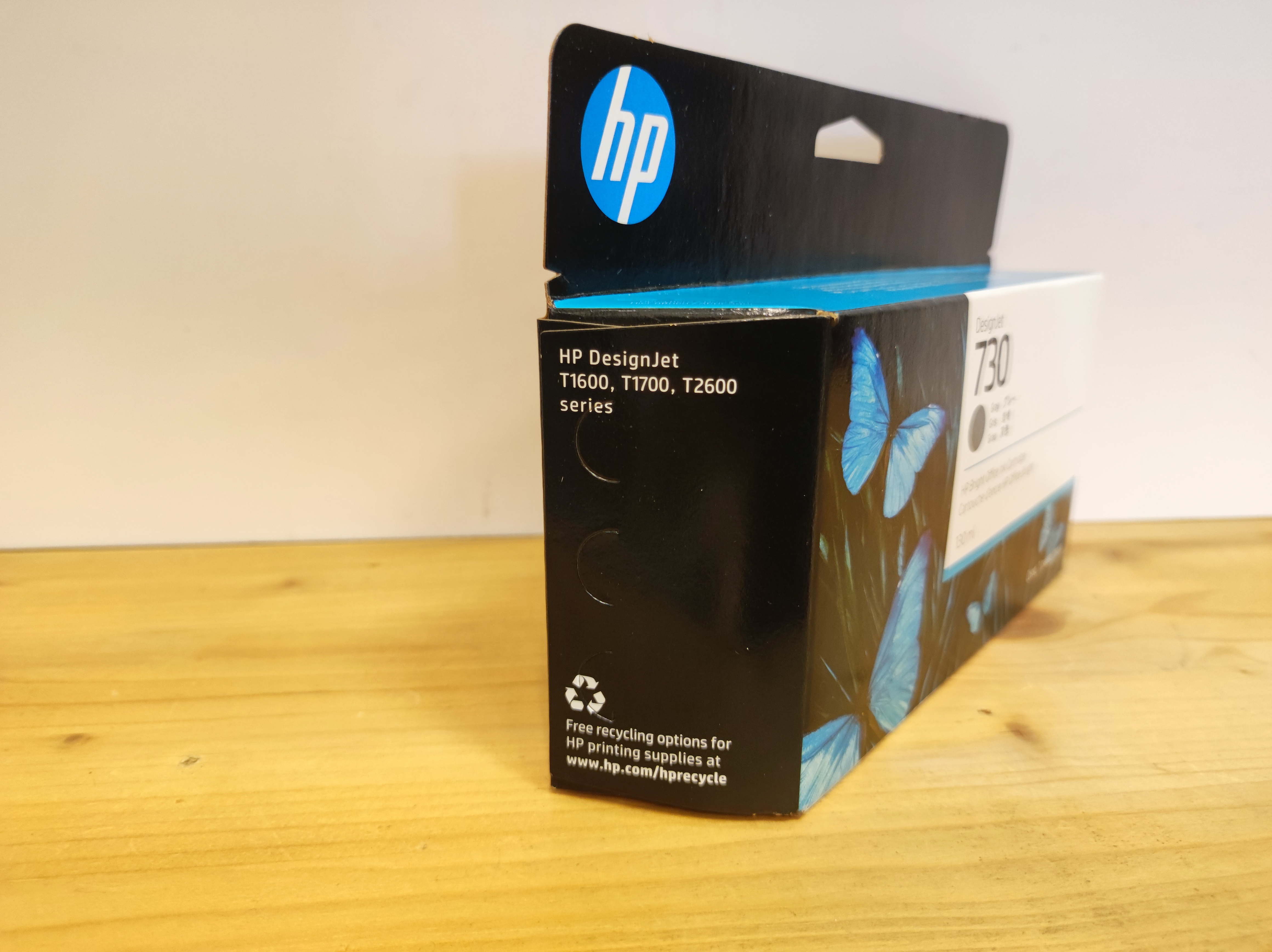 P2V66A, HP 730 originální inkoustová náplň Gray 130ml