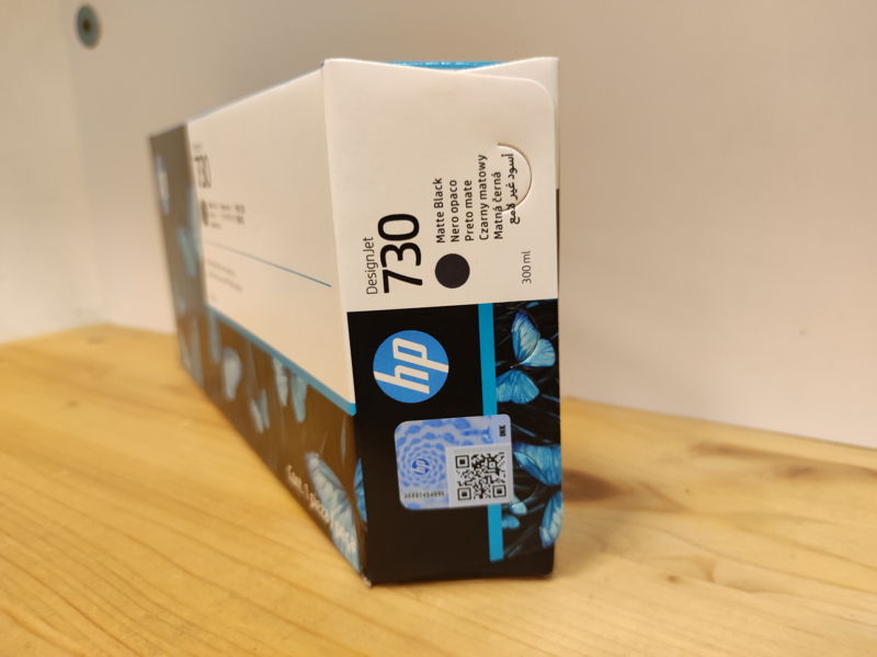 P2V71A, HP 730 originální inkoustová náplň Matte Black 300ml