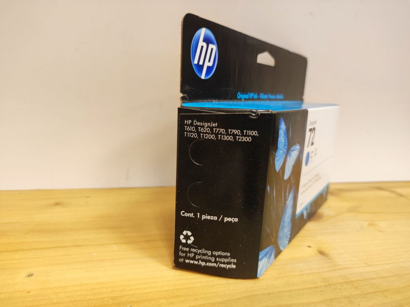 C9371A, HP 72 originální inkoustová náplň Cyan 130ml