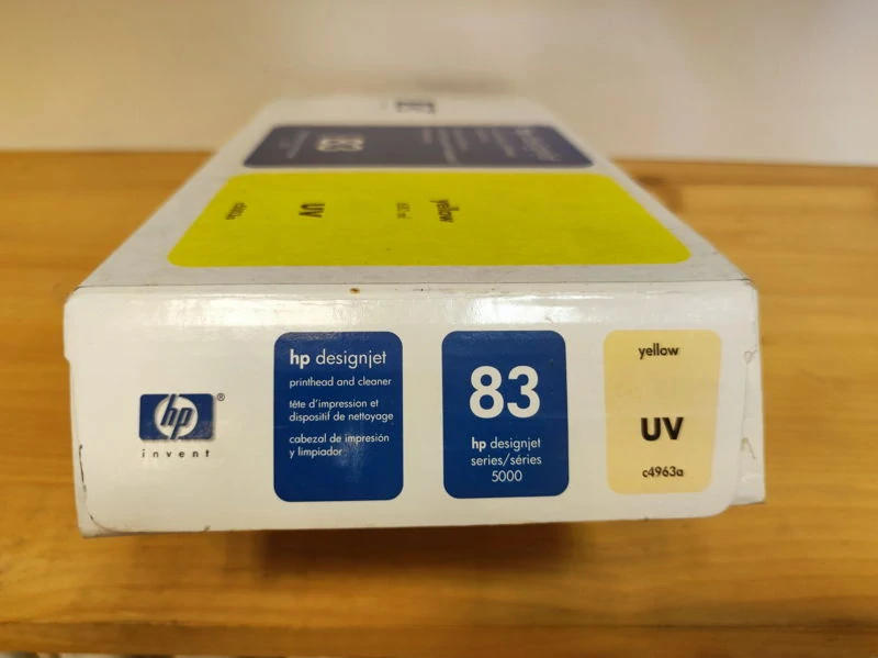 C5003A, HP 83 originální tisková hlava Yellow UV and Cleaner, po expiraci se zárukou