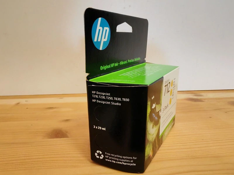 3ED79A, HP 712 originální inkoustová náplň Yellow 3 Pack 29ml
