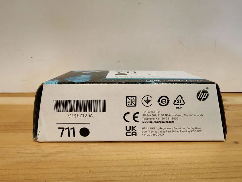 CZ129A, HP 711 originální inkoustová náplň Black 38ml