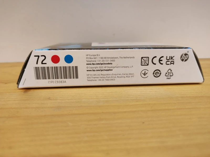 C9383A, HP 72 Magenta and Cyan Printhead