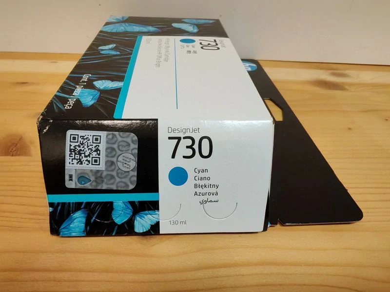 P2V62A, HP 730 originální inkoustová náplň Cyan 130ml