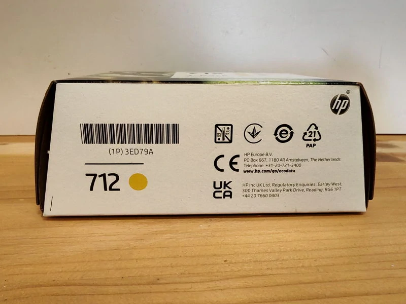 3ED79A, HP 712 originální inkoustová náplň Yellow 3 Pack 29ml
