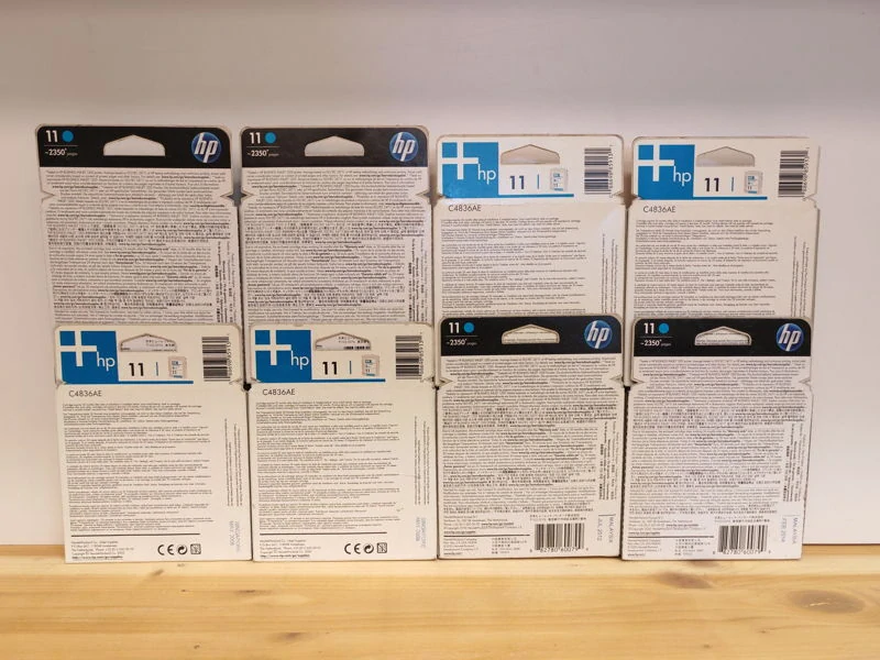 C4836A, HP 11 originální inkoustová náplň cyan 28ml, po expiraci se zárukou