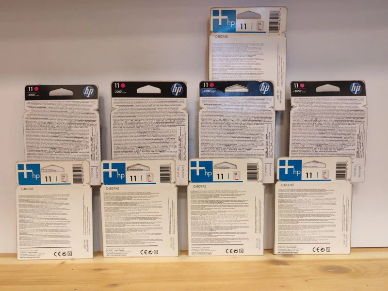 C4837A, HP 11 originální inkoustová náplň magenta 28ml, po expiraci se zárukou