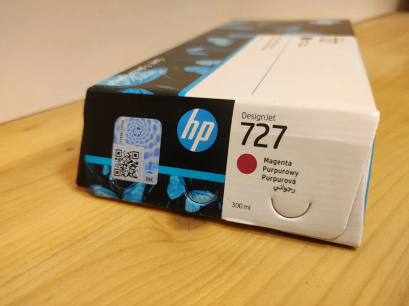 F9J77A, HP 727 originální inkoustová náplň Magenta 300ml