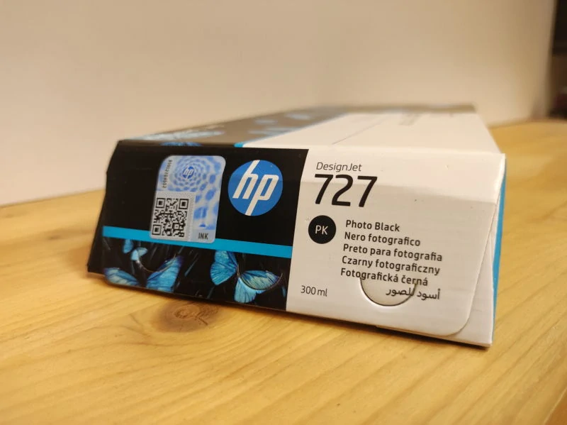 F9J79A, HP 727 originální inkoustová náplň Photo Black 300ml