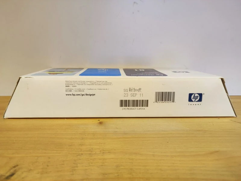 C4931A, HP 81 originální inkoustová náplň Cyan dye 680ml, po expiraci se zárukou