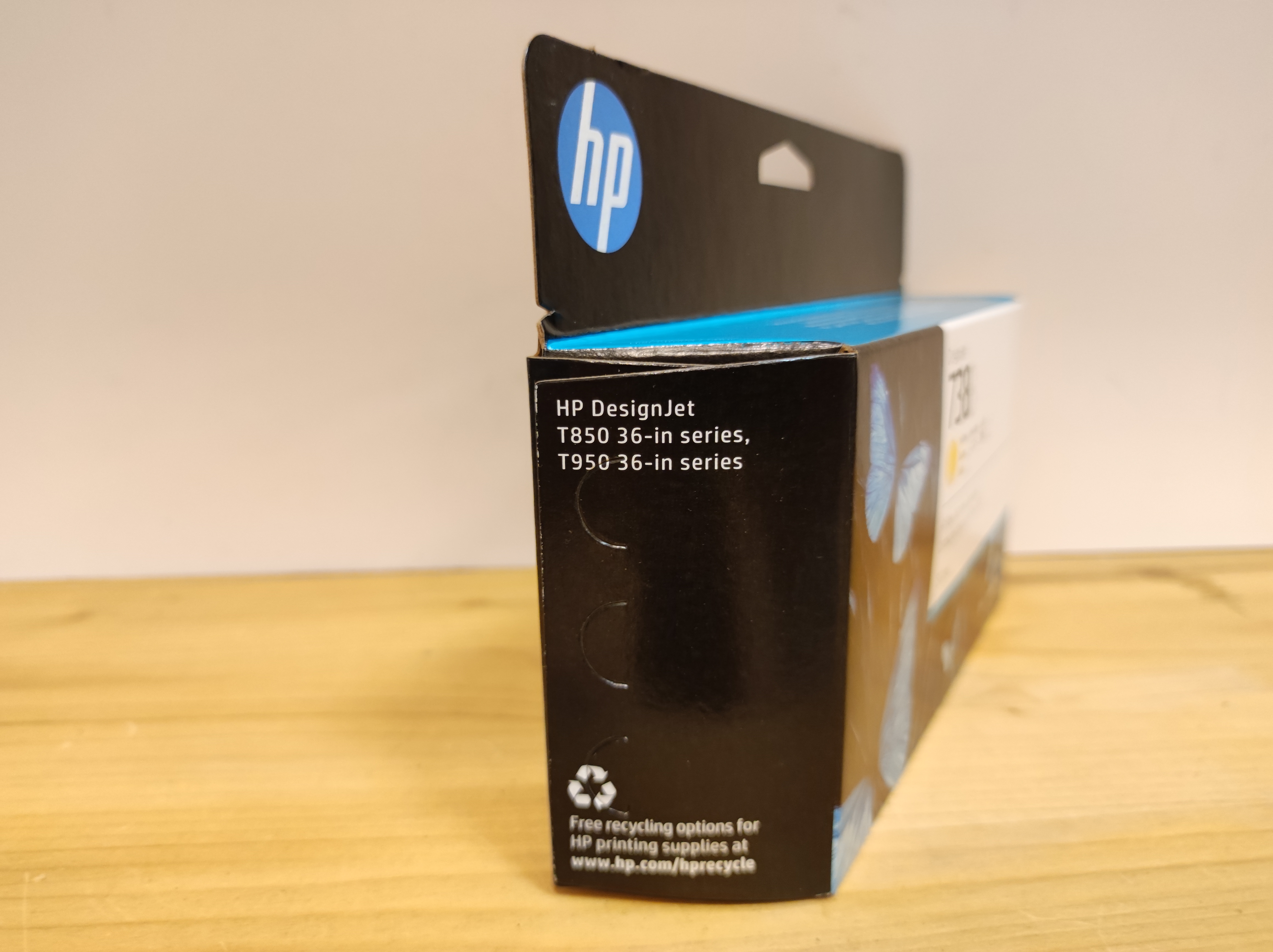 498N7A, HP 738 originální inkoustová náplň Yellow 130ml
