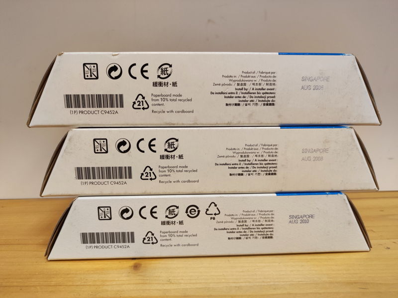 C9452A, HP 70 originální inkoustová náplň Cyan 130ml, po expiraci se zárukou