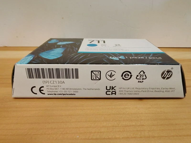 CZ130A, HP 711 originální inkoustová náplň Cyan 29ml