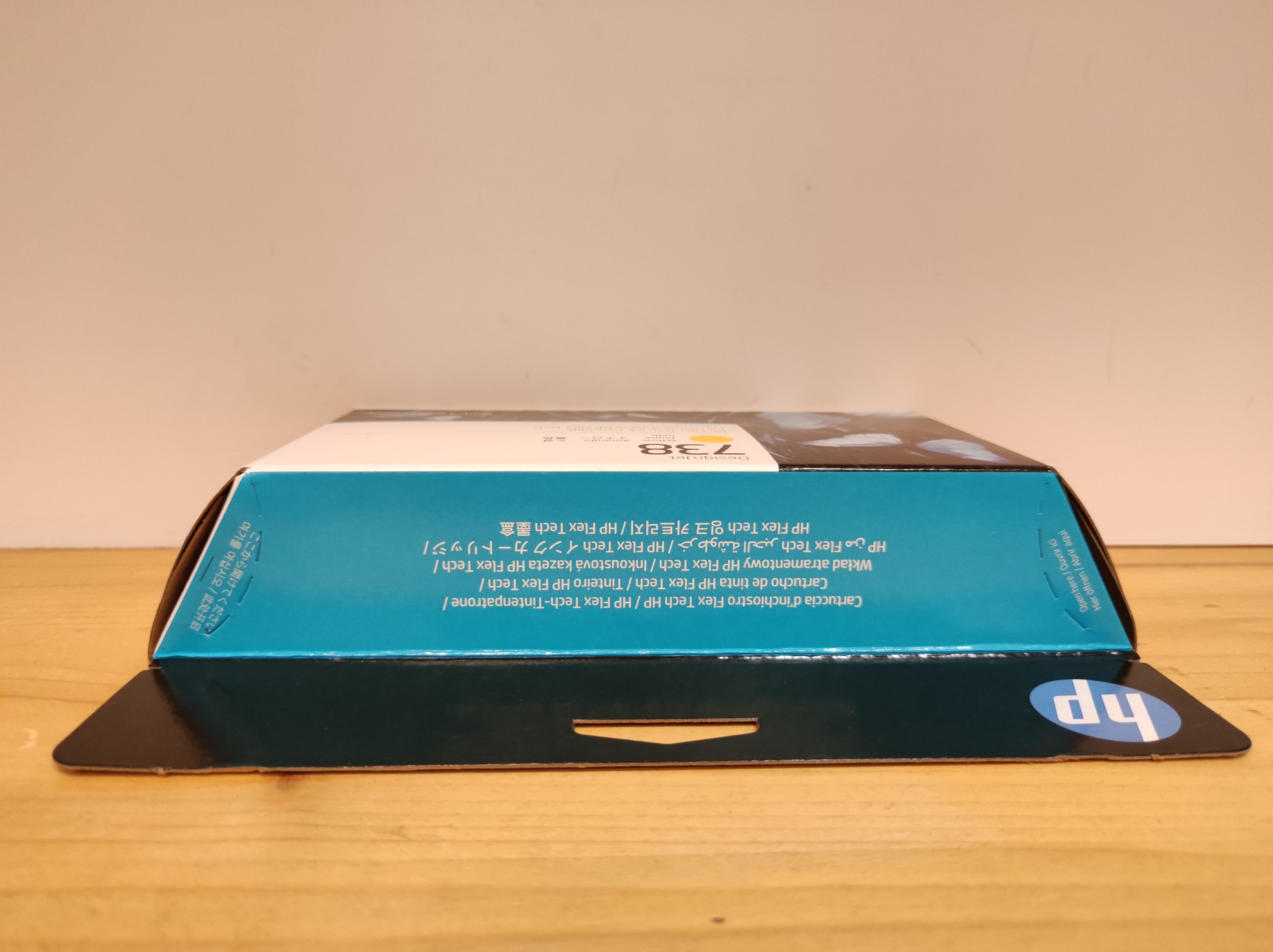 498N7A, HP 738 originální inkoustová náplň Yellow 130ml