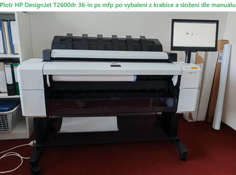 HP DesignJet T2600dr 36-in PostScript Multifunction Printer, 3EK15A