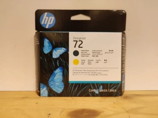 C9384A, HP 72 Matte Black and Yellow Printhead