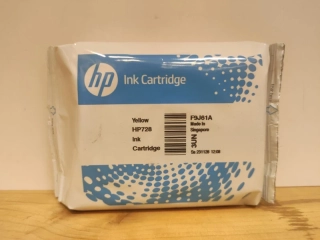 F9J61A, HP 728 originální inkoustová náplň Yellow 40ml, bez krabičky se zárukou