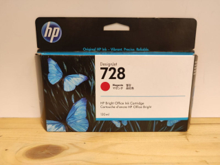 F9J66A, HP 728 originální inkoustová náplň Magenta 130ml