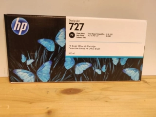 F9J79A, HP 727 originální inkoustová náplň Photo Black 300ml