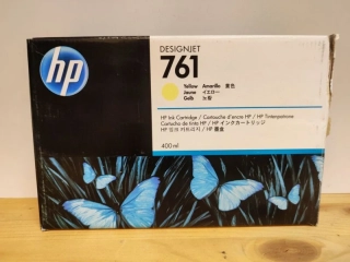 CM992A, HP 761 originální inkoustová náplň Yellow 400ml, po expiraci se zárukou