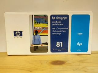 C4951A, HP 81 originální tisková hlava Cyan Dye and Cleaner, po expiraci se zárukou