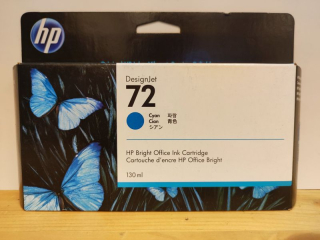 C9371A, HP 72 originální inkoustová náplň Cyan 130ml