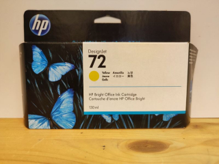 C9373A, HP 72 originální inkoustová náplň Yellow 130ml