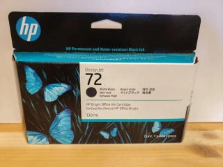 C9403A, HP 72 originální inkoustová náplň Matte Black 130ml