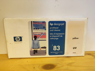 C4963A, HP 83 originální tisková hlava Yellow UV and Cleaner, po expiraci se zárukou