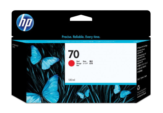 C9456A, HP 70 originální inkoustová náplň Red 130ml