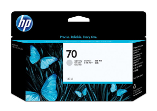 C9451A, HP 70, originální tisková náplň Light Grey 130ml