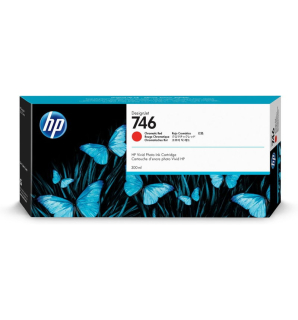 P2V81A, HP 746 originální inkoustová náplň Chromatic Red 300ml