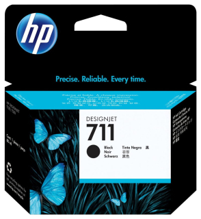 CZ133A, HP 711 originální inkoustová náplň Black 80ml