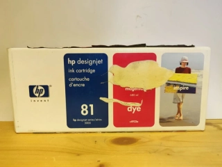 C4992A, HP 81 originální inkoustová náplň Magenta dye 680ml, po expiraci se zárukou